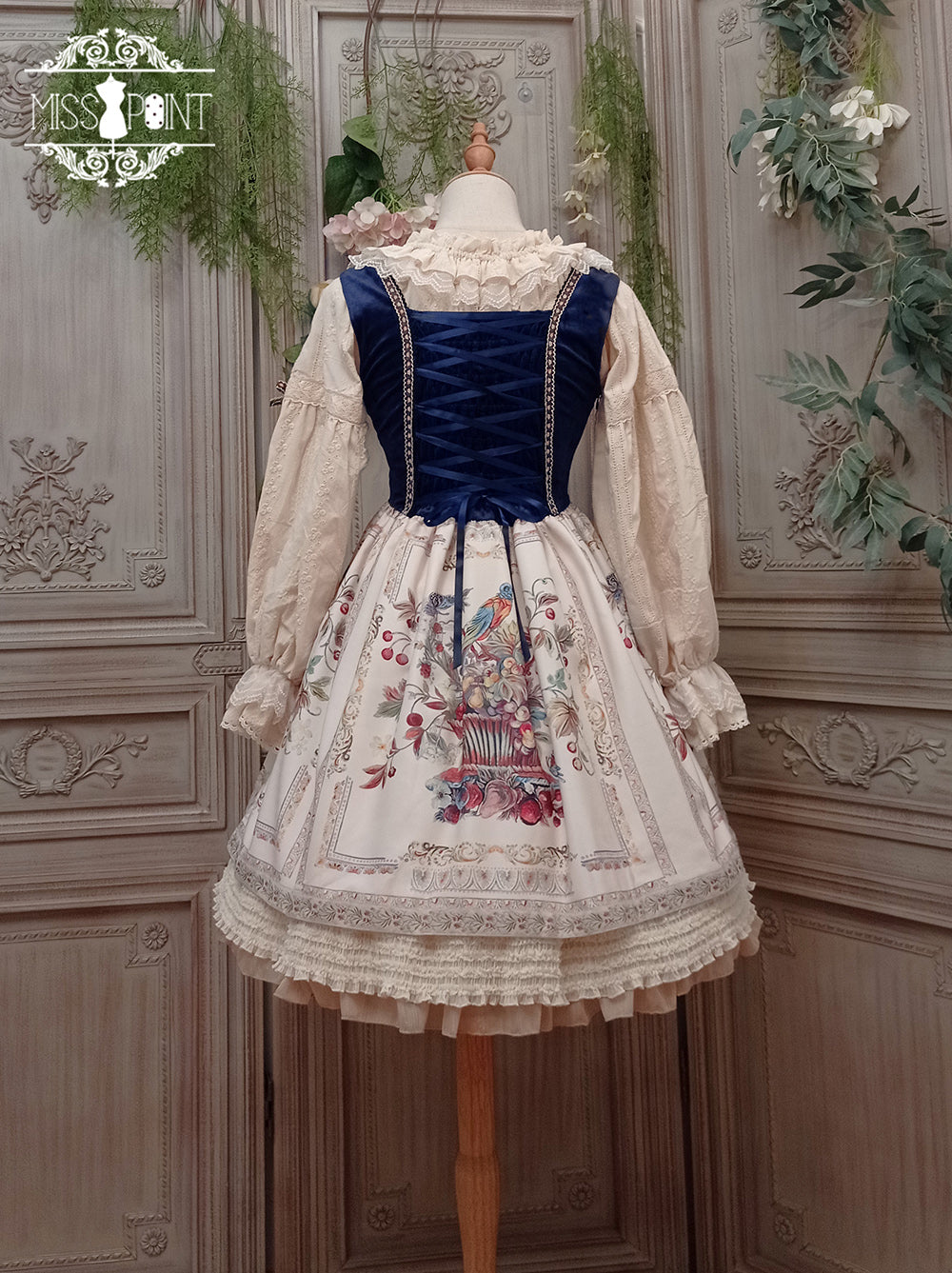 【予約販売】バイエルンの少女 カントリー風ジャンパースカート［ショートタイプ］