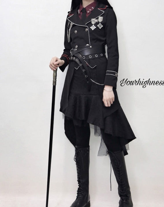 黒衣の誓い ミリタリーロリィタ スカート – ロリータファッション通販