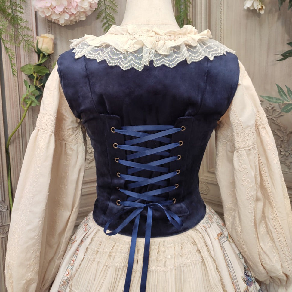 【予約販売】バイエルンの少女 カントリー風ボーンベスト