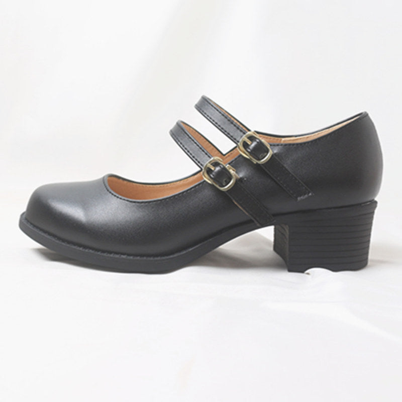 Lolita shoes double strap classical shoes all 5 colors
