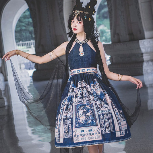 【IDOLFILE】掲載商品｜Twilight エジプト風ロリィタ ホルターネックジャンパースカート