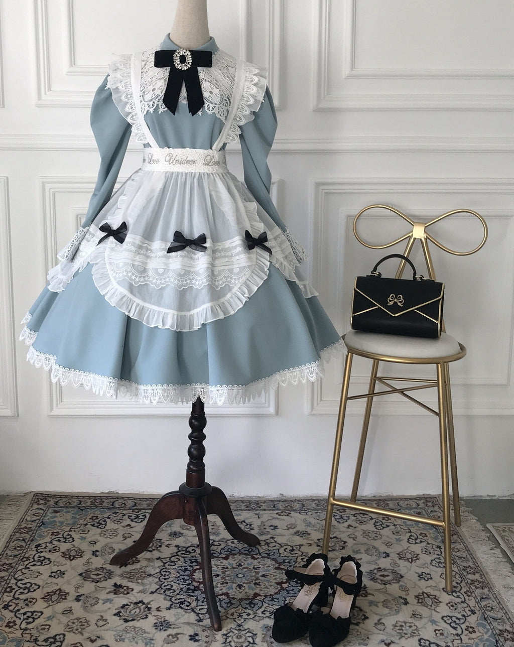 Princess, All the Best レトロ長袖ドレス ショートタイプ