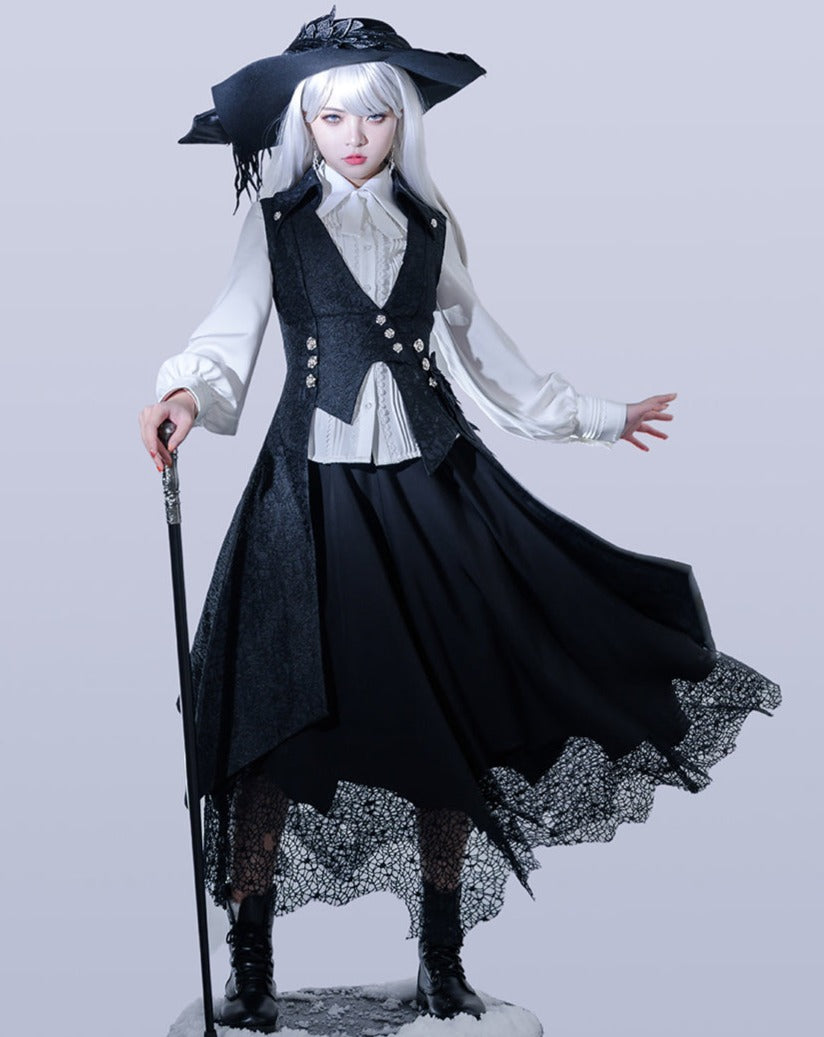 Prince Lolita Jacquard Long Vest