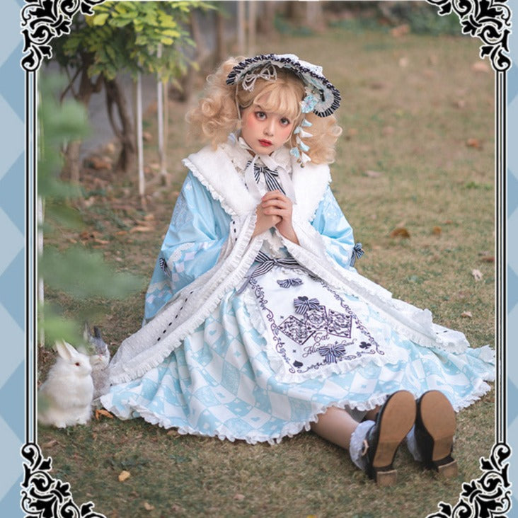 少女アリス ロリ 不思議の国のアリス 和ロリ マント【合わせ買い&クーポン入力で20%off】 – ロリータファッション通販RonRon