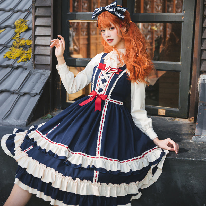 Retro Princess Lolita Jumper Skirt