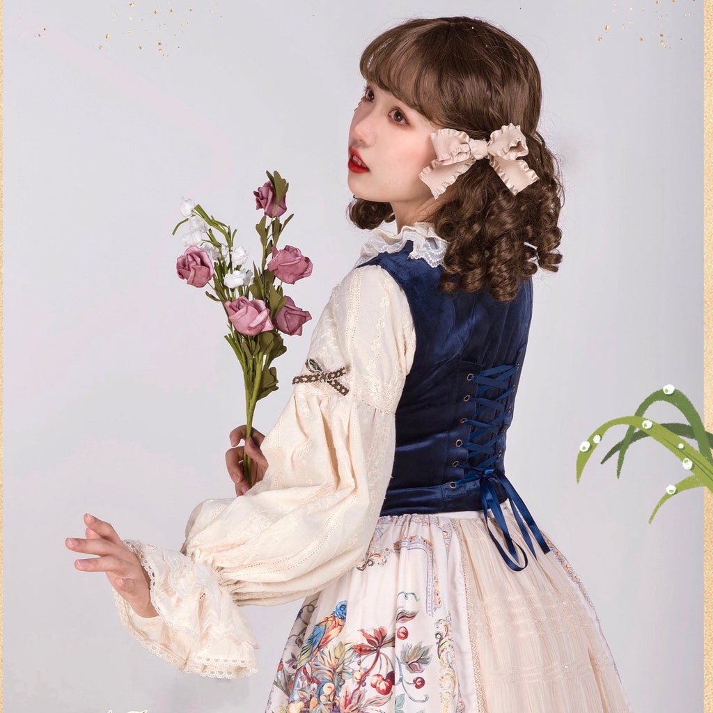【予約販売】バイエルンの少女 カントリー風ボーンベスト