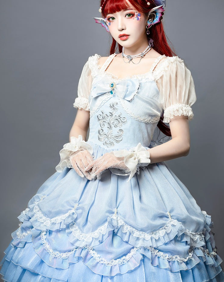 人魚姫の涙 パステルブループリンセスドレス