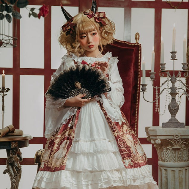 眠れる森の美女 フリルジャンパースカート