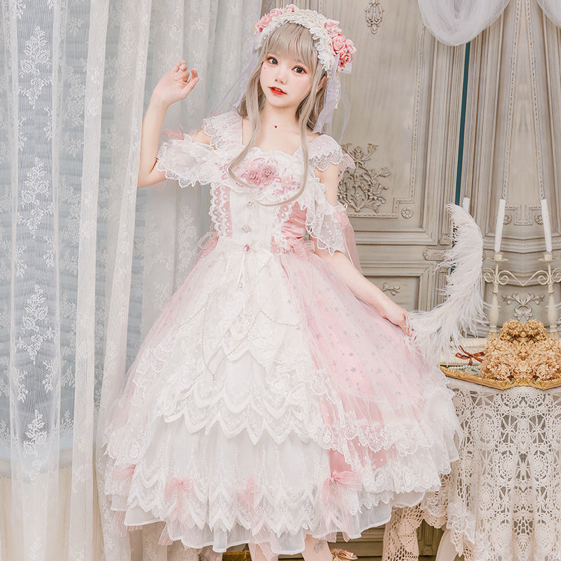 Brilliant Tea Party レースとフリルのプリンセスドレス