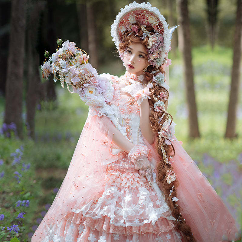 Fairy Fairy Flower and ribbon sweet princess dress