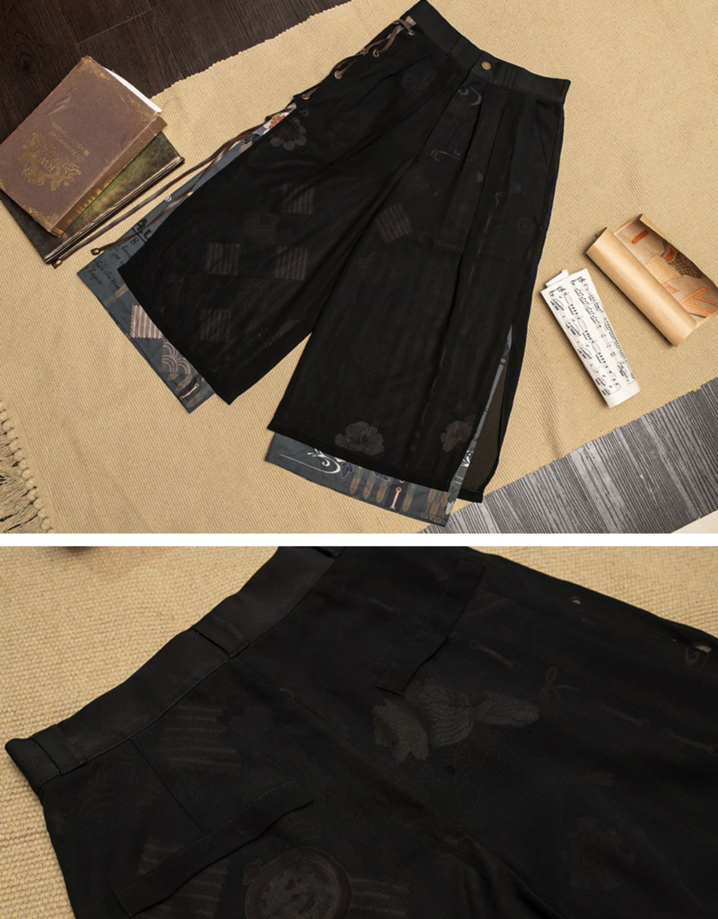 [Outlet] Traveler diary Japanese style wide pants setup