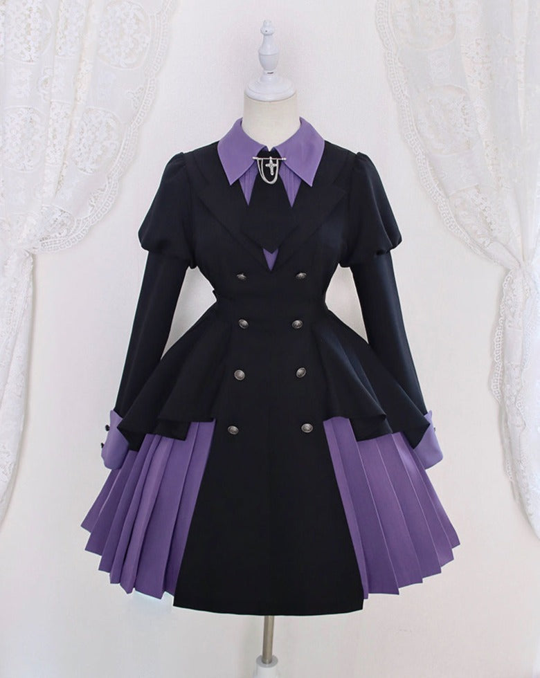 【予約販売】少女探偵 フェイクレイヤードワンピース