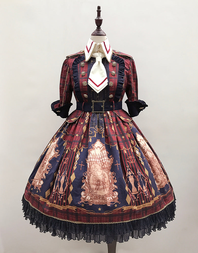 Nutcracker dress with idol-style tie