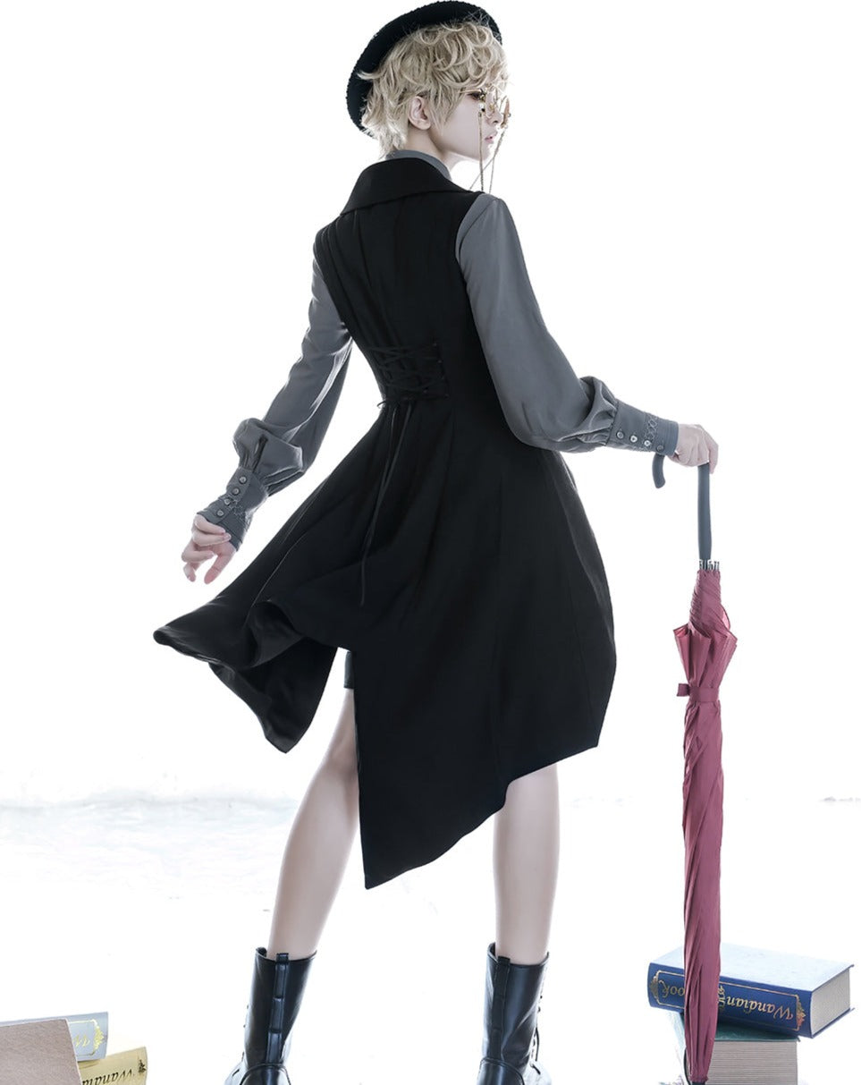 [Pre-order] Prince Lolita Asymmetric Long Vest