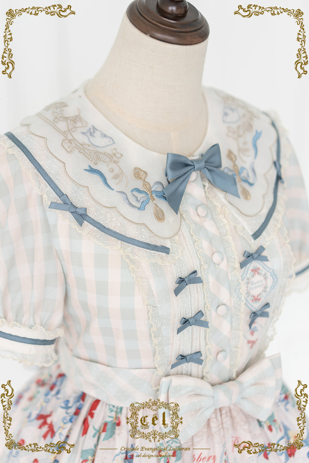 Porcelain Teaparty パステルカラーワンピース