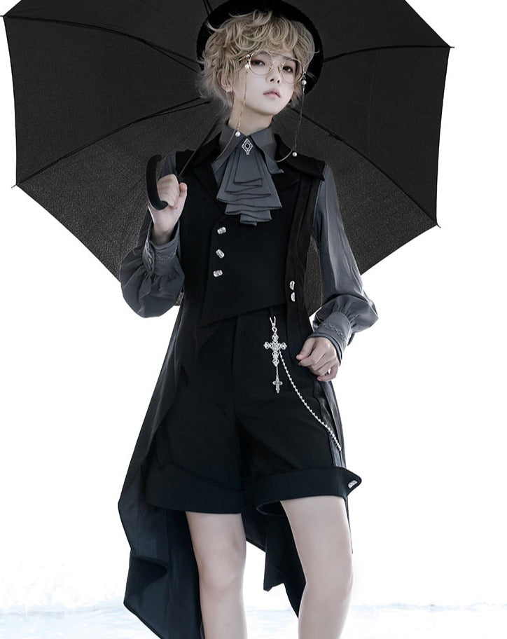 [Pre-order] Prince Lolita Asymmetric Long Vest