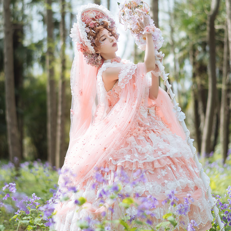 Fairy Fairy Flower and ribbon sweet princess dress