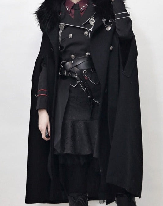Oath in Black Military Lolita Jacket