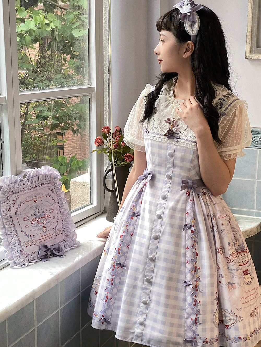 Porcelain Teaparty パステルカラージャンパースカート
