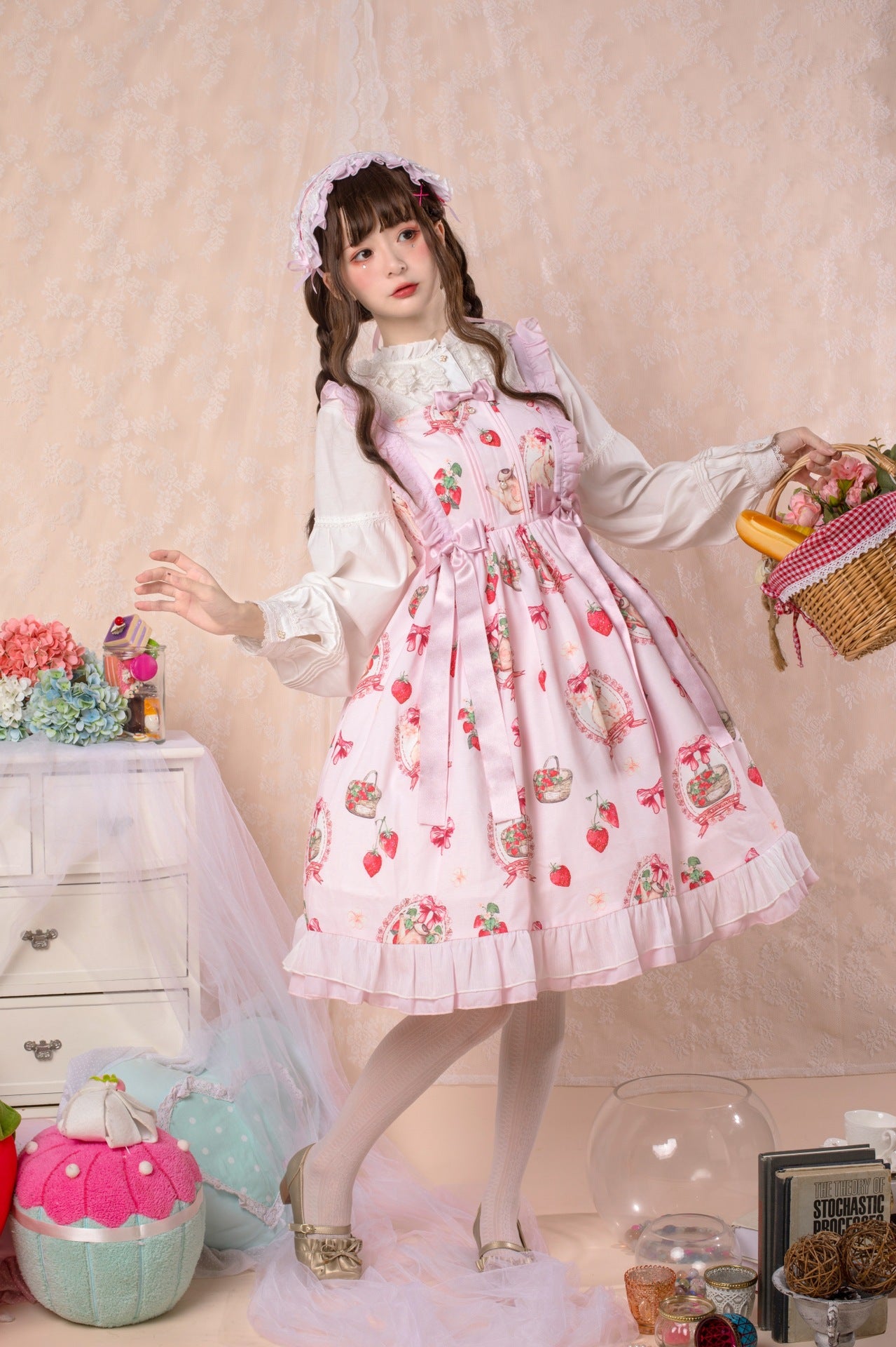 キッズ服女の子用(90cm~)100㎝♡いちご????♡ストロベリー♡チュニック ...