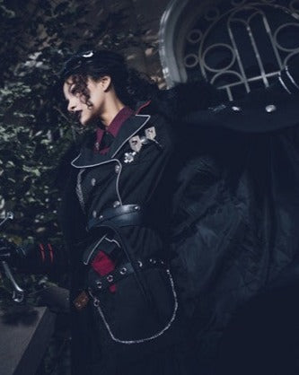 Oath in Black Military Lolita Jacket