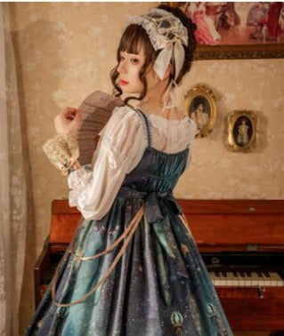 Palace Style Magical Lamp Elegant Lolita Jumper Skirt