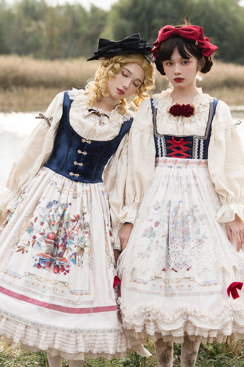 【予約販売】バイエルンの少女 カントリー風スカート［ロングタイプ］