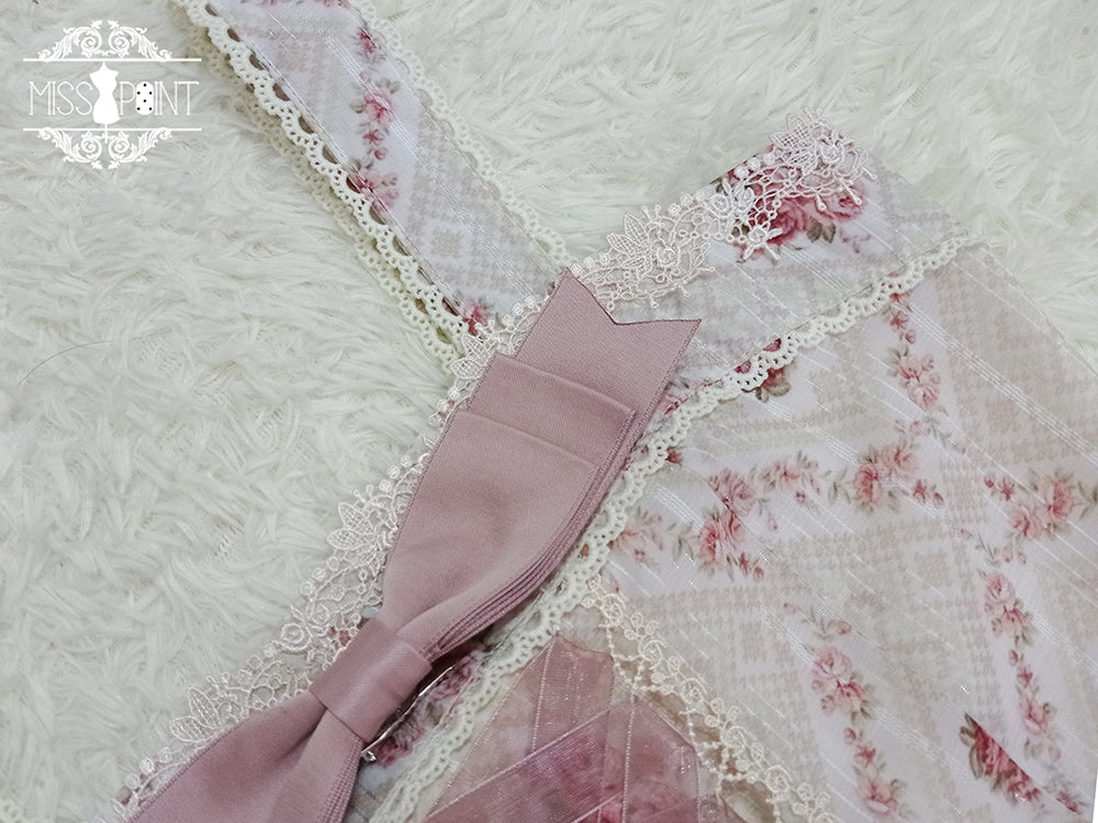 Edwardian elegant rose print jumper skirt 1.0