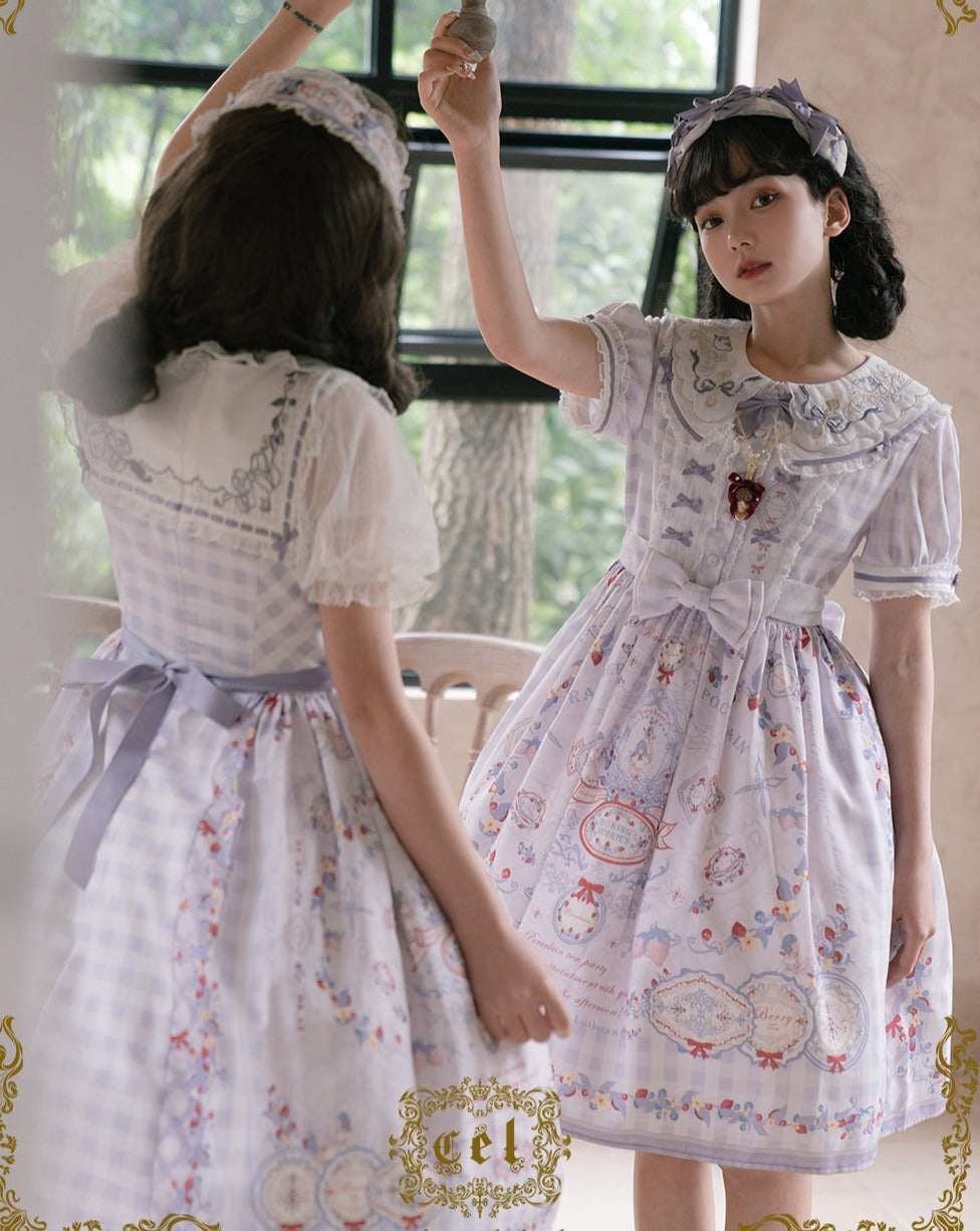 Porcelain Teaparty パステルカラーワンピース