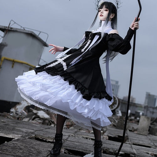 Physical Surpass Crucifix Dress and Frilled Skirt Setup