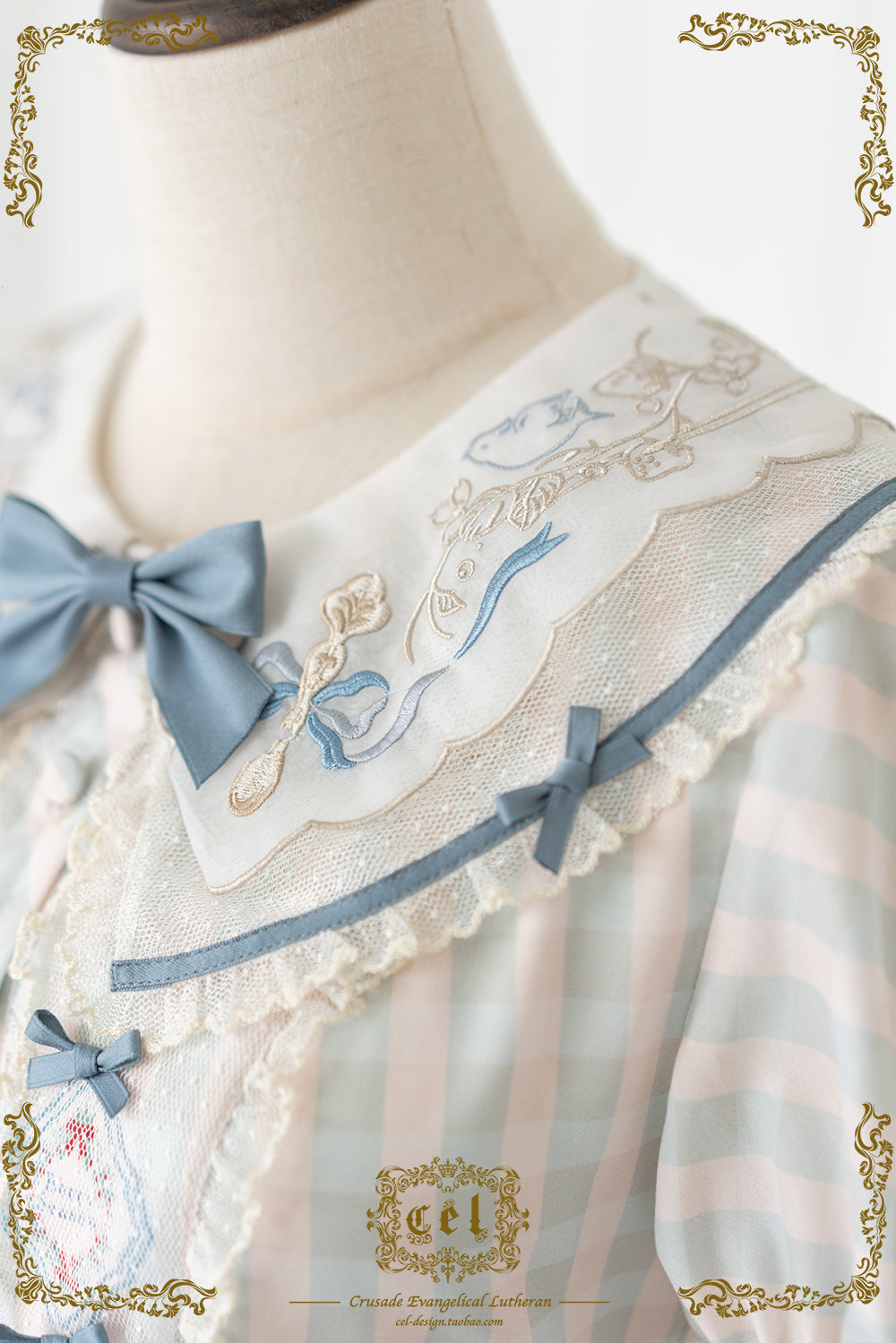 Porcelain Teaparty pastel dress
