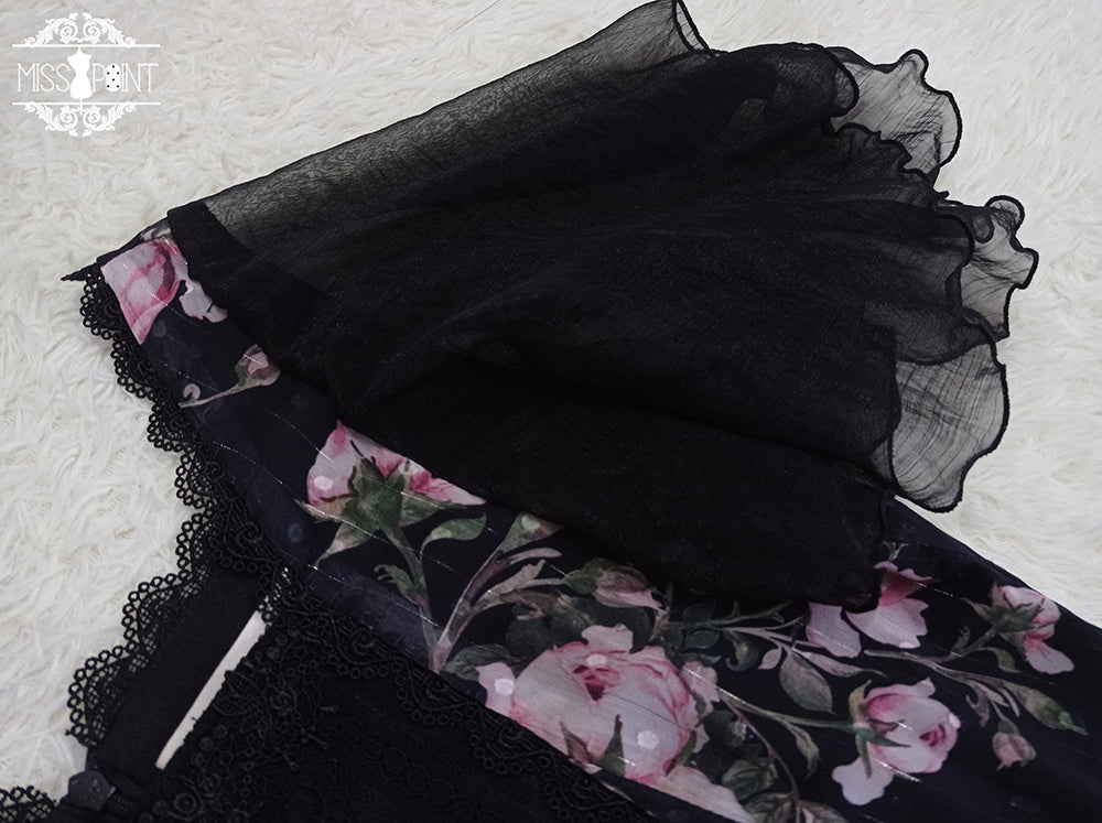 【予約販売】Rose Garden フライングスリーブ クラロリ ワンピース