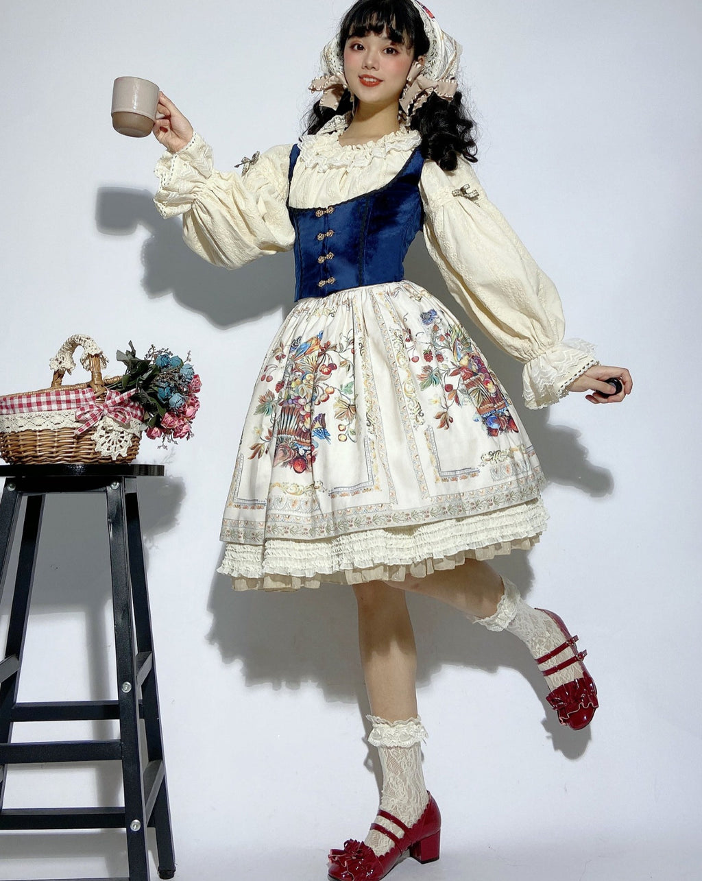 [Pre-order] Bavarian Girl Country-style Skirt [Short Type]
