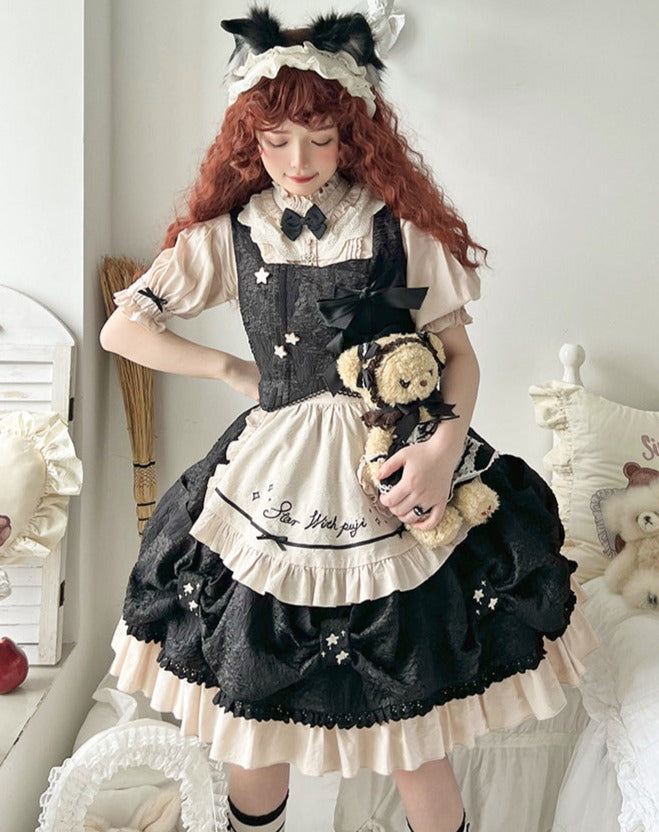魔女メイド ゴスロリジャンパースカート