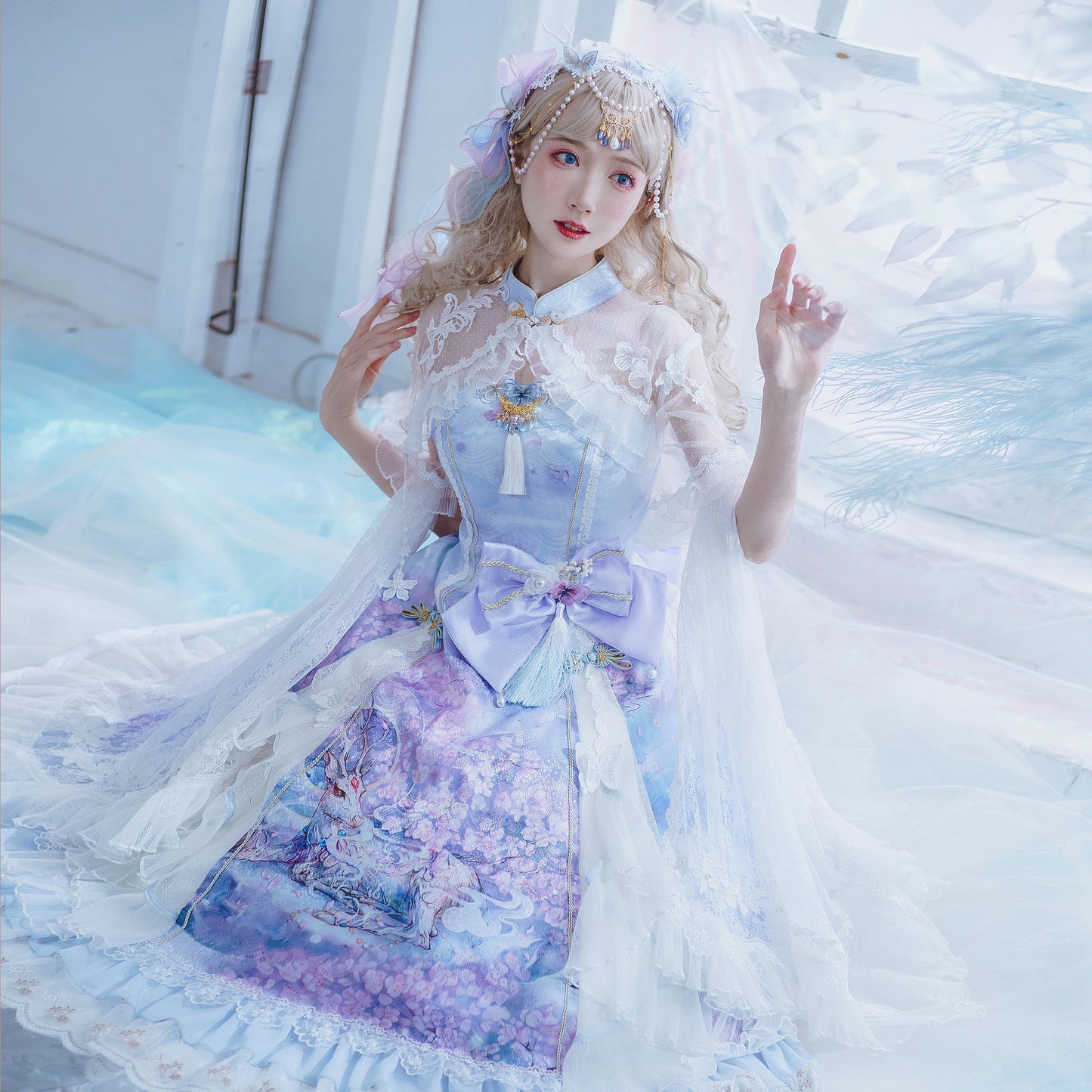 Nine colors deer Hana loli princess dress full set