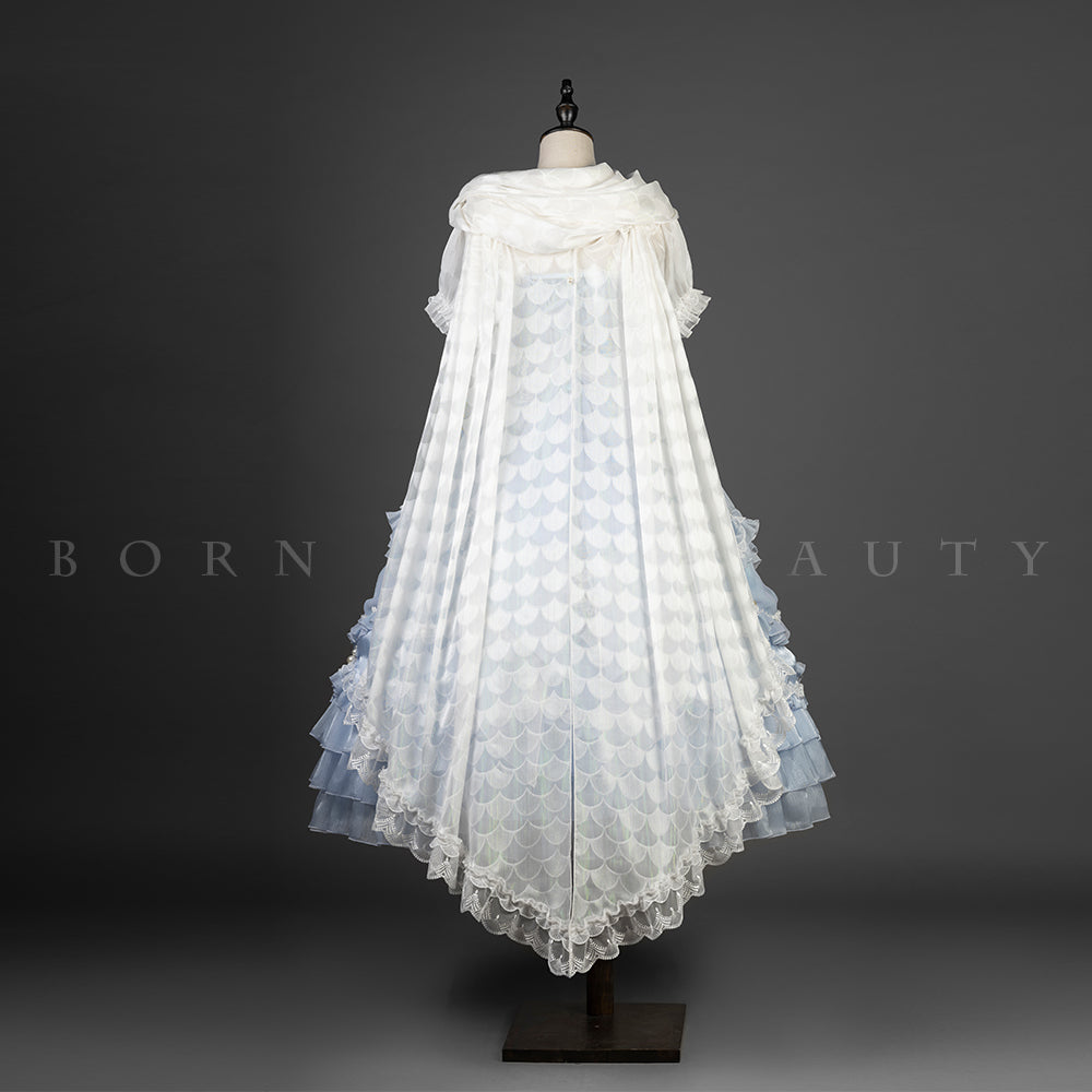 【同時購入のみ】人魚姫の涙 ティアラ・耳飾り・ショールその他小物