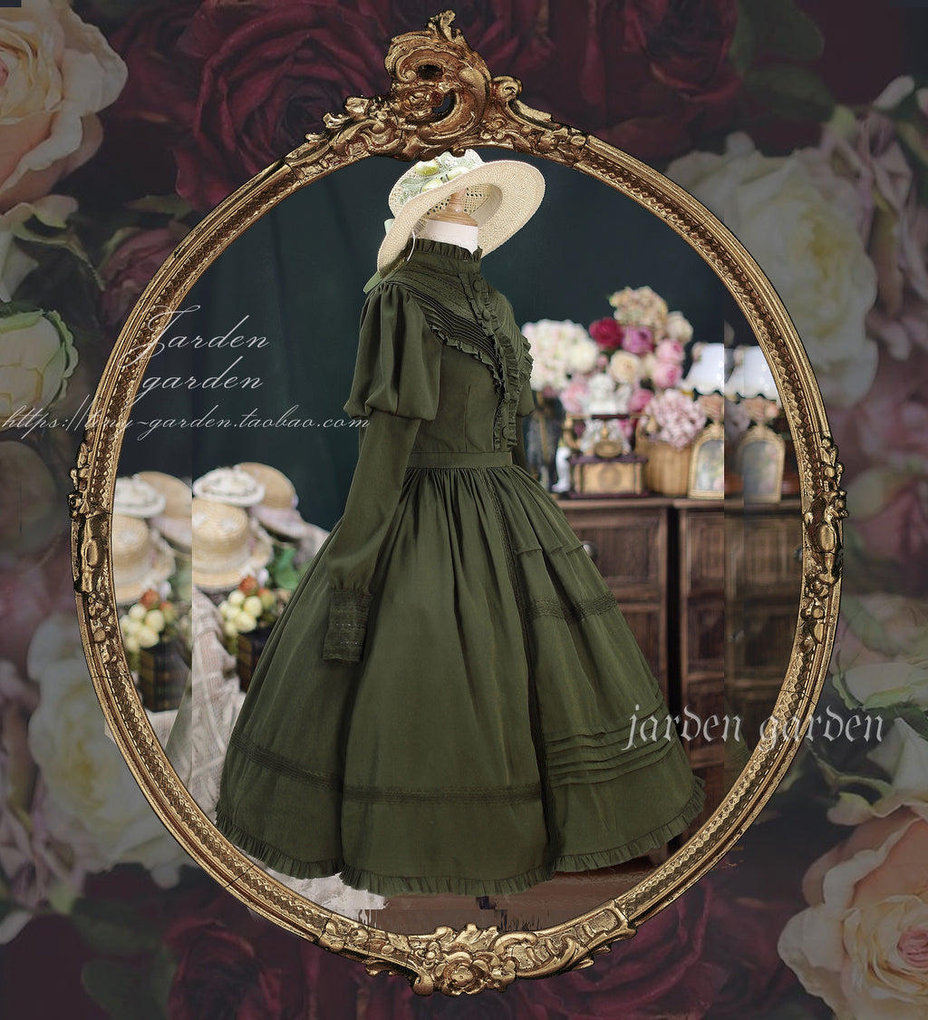 【予約販売】Black Forest クラシカルジゴ袖ワンピース