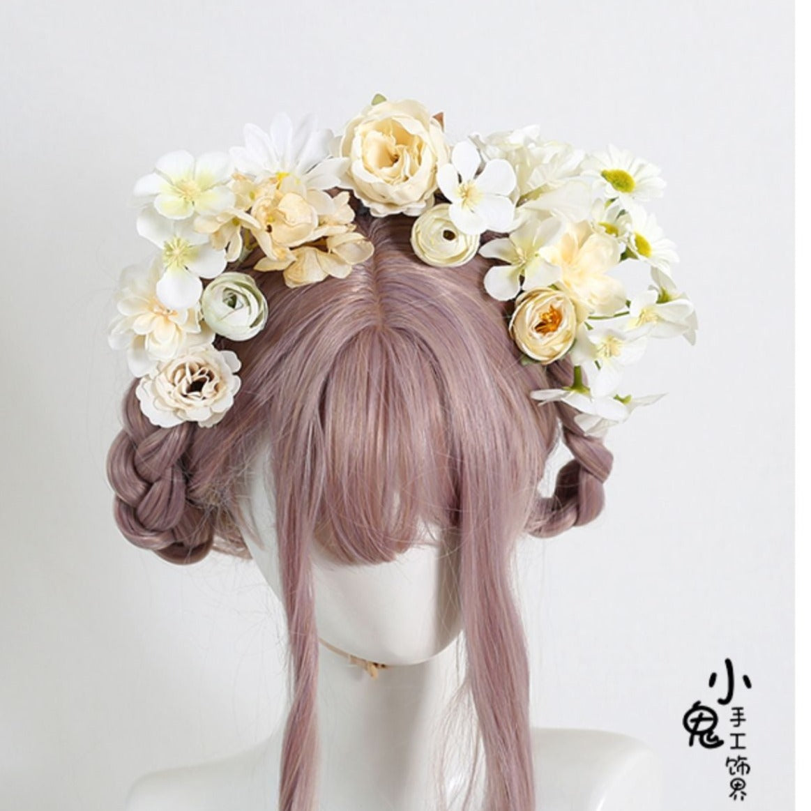 花咲く可憐なヘアアクセサリーセット 甘ロリ和ロリクラロリに！全12種類