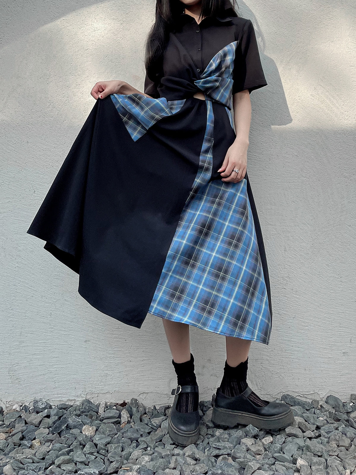 [Reservation sale] Patchwork style dress of Alice who ate Appelkuchen