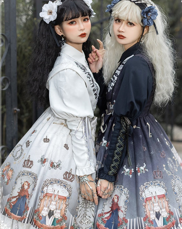 【予約販売】Dark Fairy Tales ゴスロリジャンパースカート