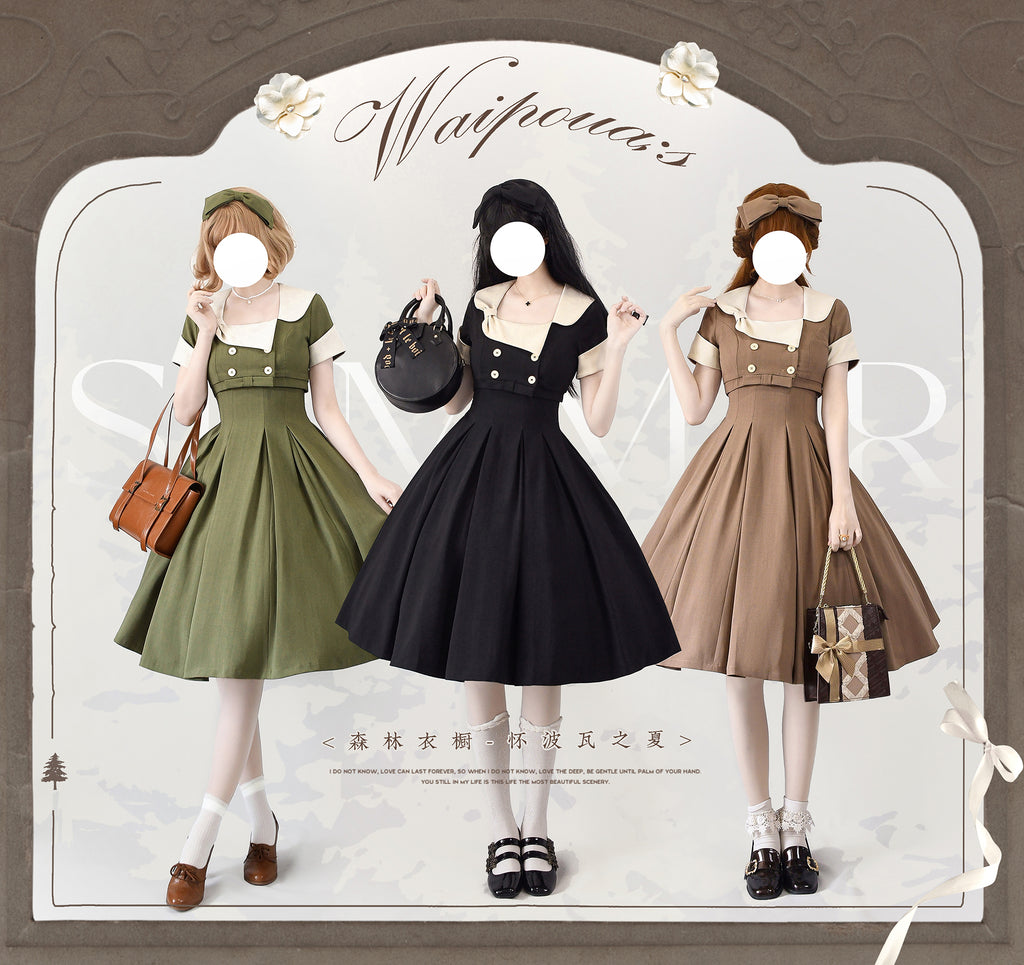 Summer Forest Elegant Classic Setup with Ribbon Hair Accessory