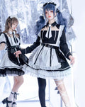 【予約販売】SFメイド ゴスロリエプロン付き長袖ワンピース