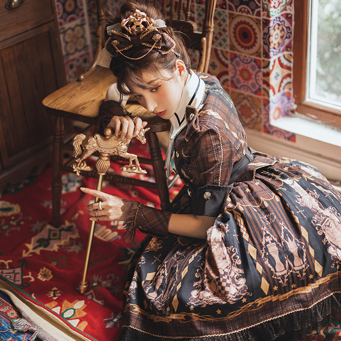 Nutcracker dress with idol-style tie