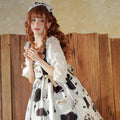ミルクキャンデミルクパックプリントロリータジャンパースカート