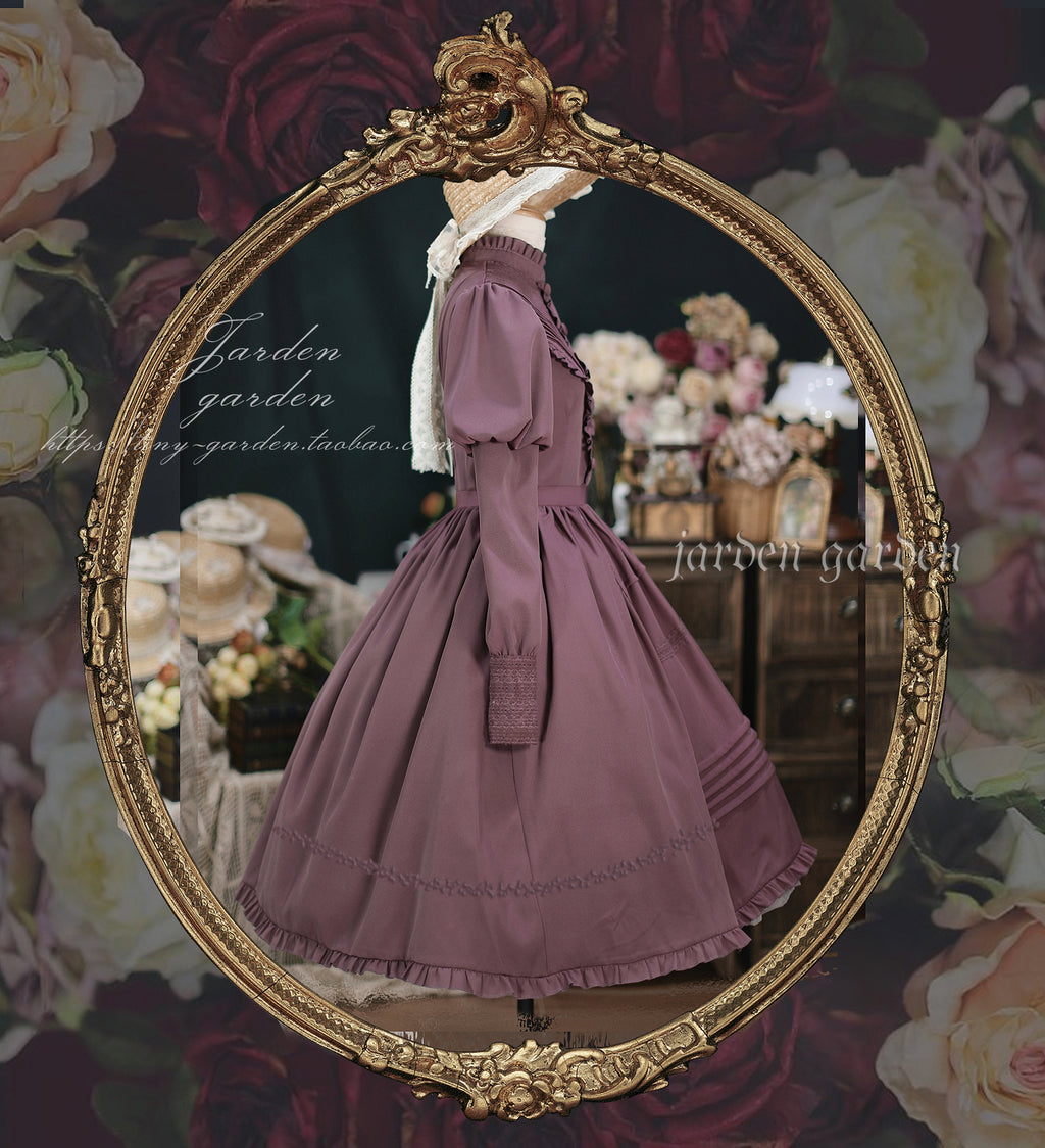 【予約販売】Black Forest クラシカルジゴ袖ワンピース