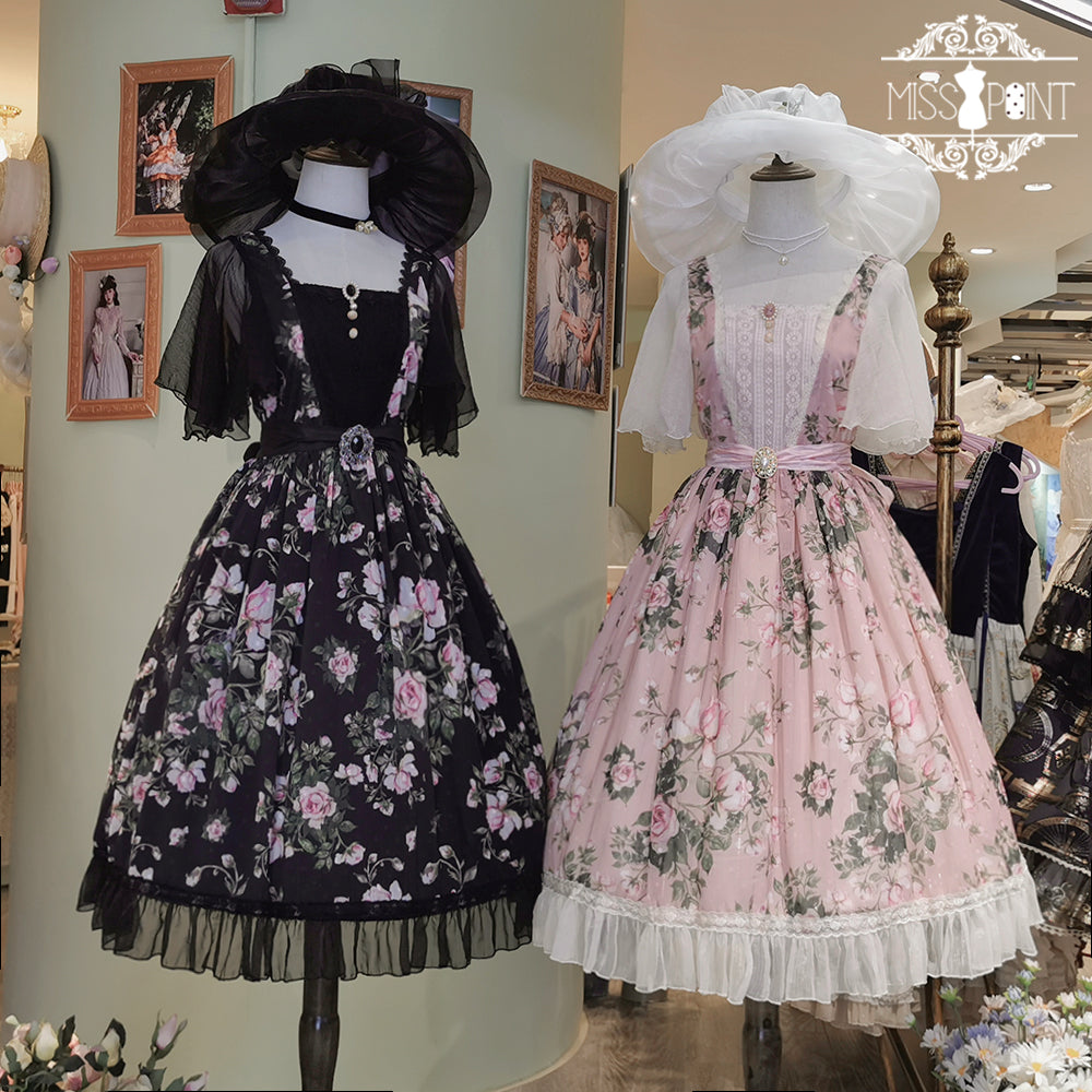 【予約販売】Rose Garden フライングスリーブ クラロリ ワンピース