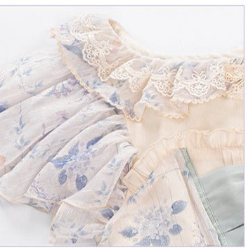 Summer Flower Wall クラシカルワンピース 全3タイプ