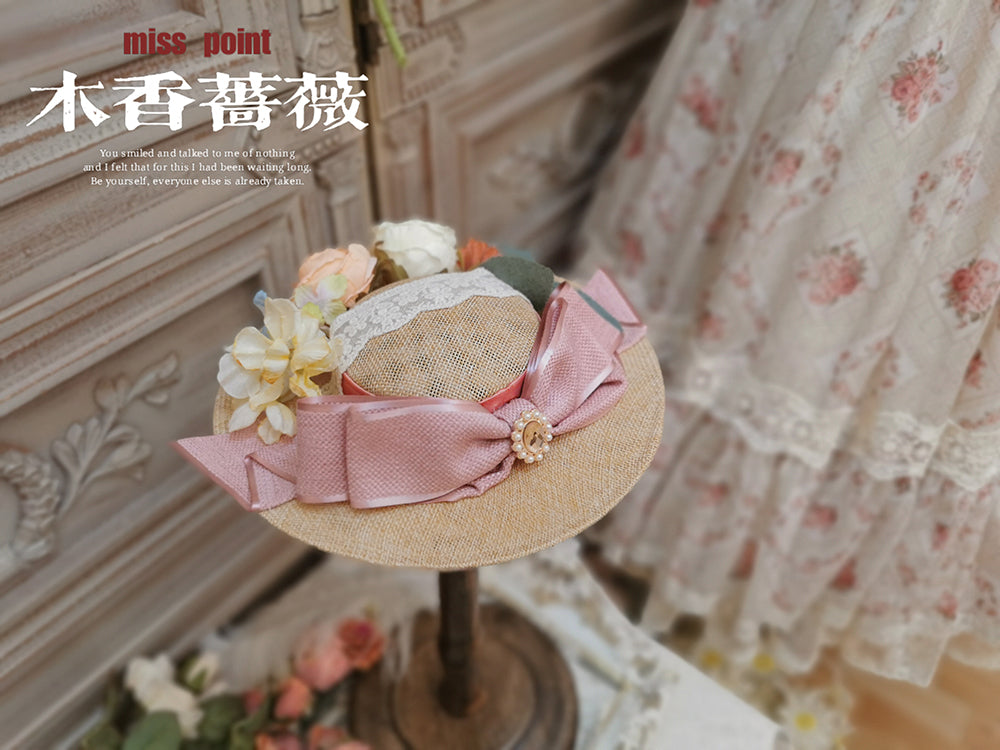 [Simultaneous purchase only] Edwardian elegant classical hat