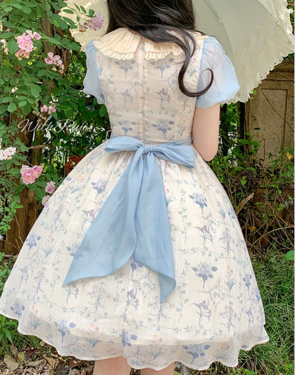Summer Flower Wall クラシカルワンピース 全3タイプ