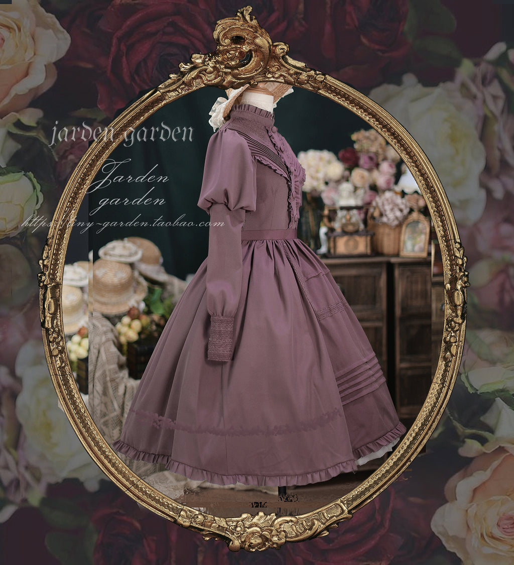 【予約販売】Black Forest クラシカルジゴ袖ワンピース